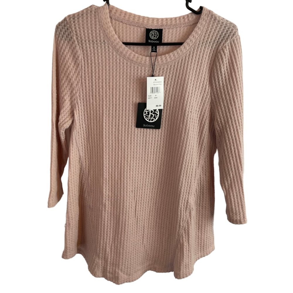 Size Medium Bobeau Blush Pink Sweater